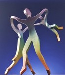 Boris Kramer Fine Art Boris Kramer Fine Art Dancing Family with One Child